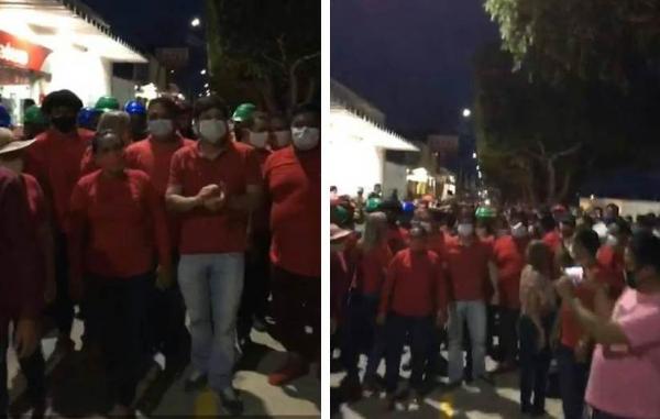 Prefeito ‘quebra’ lockdown e faz campanha antecipada ao inaugurar trecho de rua em Urucará Prefeito ‘quebra’ lockdown e faz campanha antecipada ao inaugurar trecho de rua em Urucará