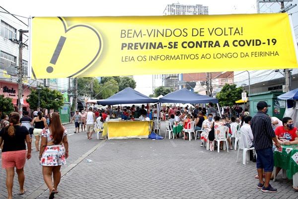 Feirinha de Artesanato da Eduardo Ribeiro, em Manaus, volta às atividades Feirinha de Artesanato da Eduardo Ribeiro, em Manaus, volta às atividades