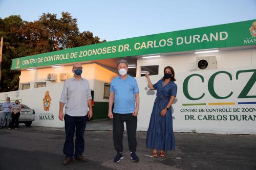 Em primeira agenda pública pós Covid-19, prefeito de Manaus inaugura CCZ Em primeira agenda pública pós Covid-19, prefeito de Manaus inaugura CCZ