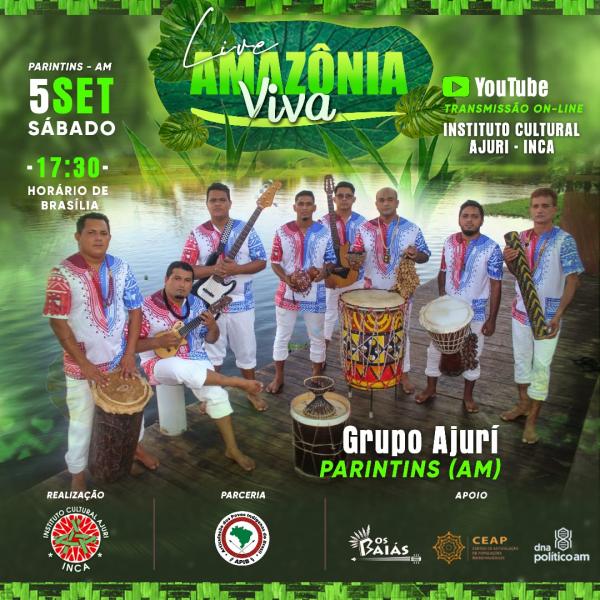 Live, direto de Parintins, celebra o Dia Internacional da Amazônia, neste sábado (5) Live, direto de Parintins, celebra o Dia Internacional da Amazônia, neste sábado (5)