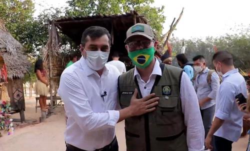 Secretário nacional de Pesca reafirma ao governador Wilson Lima compromissos do Governo Federal com o setor. Secretário nacional de Pesca reafirma ao governador Wilson Lima compromissos do Governo Federal com o setor.