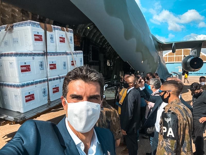 Pará começa a vacinar hoje (18), anuncia governador Pará começa a vacinar hoje (18), anuncia governador