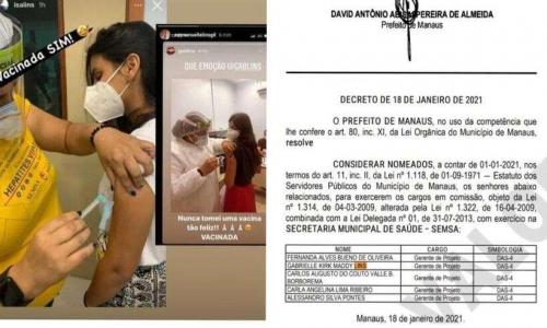 MP/AM apura caso de filhas de empresário vacinadas em Manaus, acusadas de furar-fila MP/AM apura caso de filhas de empresário vacinadas em Manaus, acusadas de furar-fila