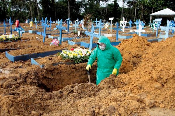 PANDEMIA | Manaus 2020: 1.285 sepultamentos; Manaus 2021: 1.534 enterros PANDEMIA | Manaus 2020: 1.285 sepultamentos; Manaus 2021: 1.534 enterros