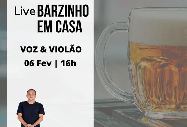 Live 'Barzinho em Casa', com Isaac Amorim, será neste sábado (6) Live 'Barzinho em Casa', com Isaac Amorim, será neste sábado (6)
