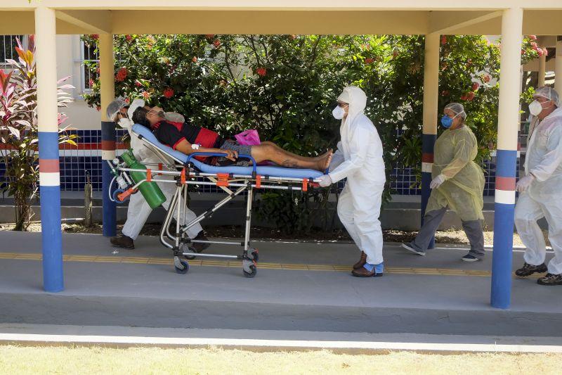 Primeiros pacientes começam a chegar no Hospital de Campanha de Santarém Primeiros pacientes começam a chegar no Hospital de Campanha de Santarém