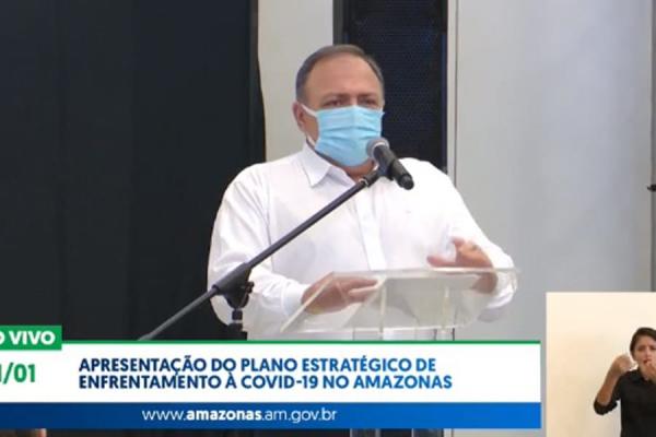 Confusão de Pazuello manda vacinas do Amazonas para o Amapá; AM ficou com 76 mil doses a menos Confusão de Pazuello manda vacinas do Amazonas para o Amapá; AM ficou com 76 mil doses a menos
