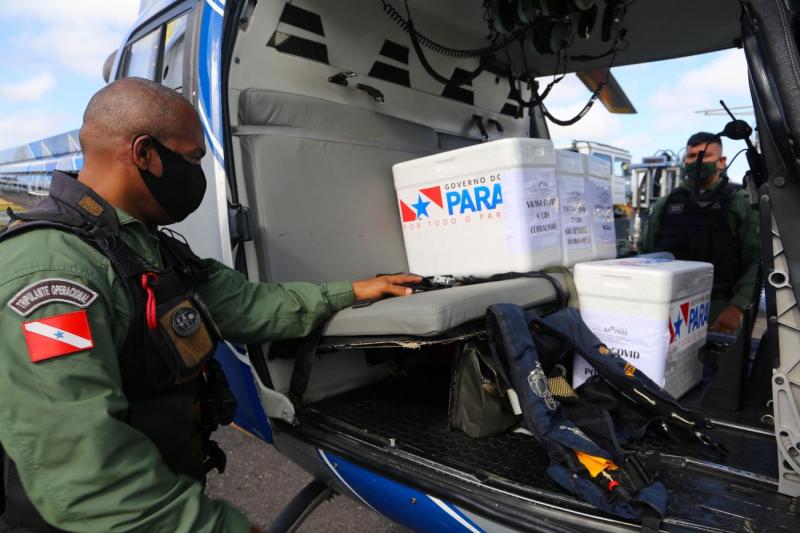 Graesp inicia nova etapa de distribuição das vacinas pelo interior do Pará Graesp inicia nova etapa de distribuição das vacinas pelo interior do Pará