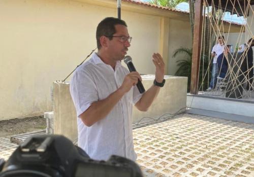 Em encontro com prefeitos, Marcelo Ramos defende reeleição de Omar Aziz Em encontro com prefeitos, Marcelo Ramos defende reeleição de Omar Aziz