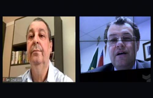Omar Aziz e Eduardo Braga são confirmados membros titulares da CPI da Covid Omar Aziz e Eduardo Braga são confirmados membros titulares da CPI da Covid