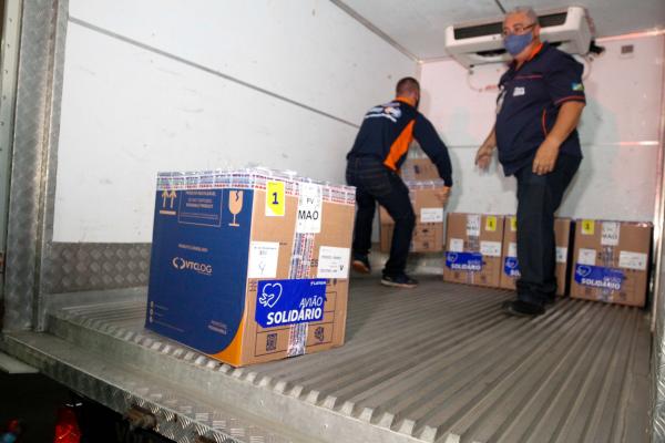 Amazonas recebe mais de 35 mil doses da Pfizer Amazonas recebe mais de 35 mil doses da Pfizer