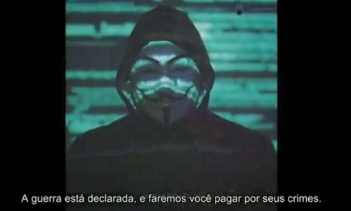 Anonymous alerta que Bolsonaro quer golpe e convoca povo à ruas Anonymous alerta que Bolsonaro quer golpe e convoca povo à ruas