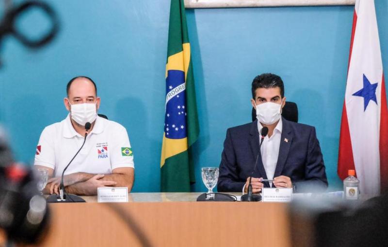 Helder Barbalho diz que Pará 'venceu a Covid-19' Helder Barbalho diz que Pará 'venceu a Covid-19'