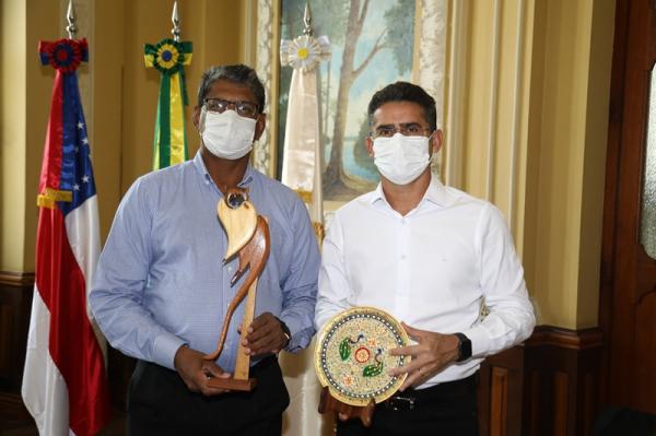 Prefeito de Manaus e embaixador da Índia discutem investimentos na ZFM Prefeito de Manaus e embaixador da Índia discutem investimentos na ZFM