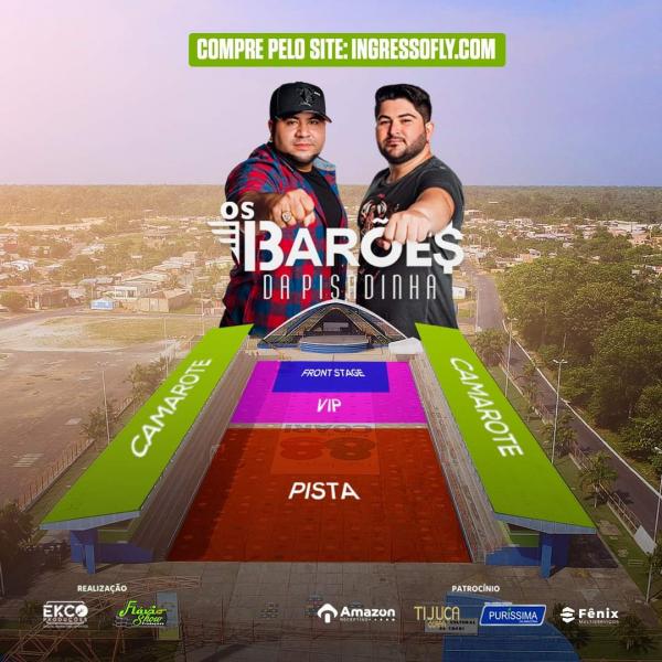 Barões da Pisadinha Sunset em Parintins terá mais de 10h de shows Barões da Pisadinha Sunset em Parintins terá mais de 10h de shows