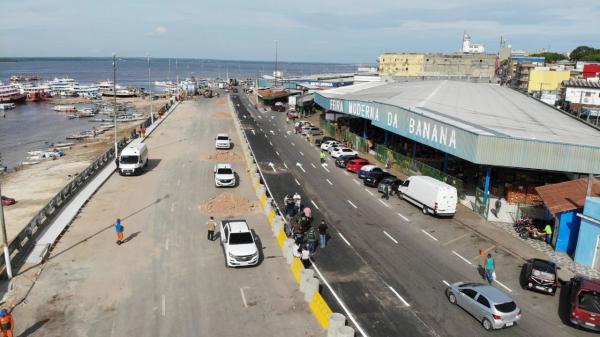 Avenida Lourenço Braga, na Manaus Moderna, ganha quase 4 metros de largura Avenida Lourenço Braga, na Manaus Moderna, ganha quase 4 metros de largura