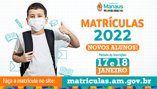 Matrículas 2022 – É hora de matricular a criançada Matrículas 2022 – É hora de matricular a criançada