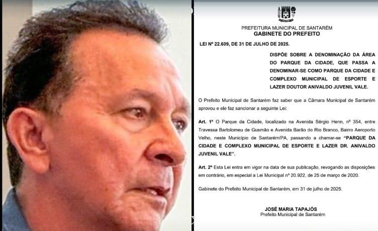 Após recuo, Zé Maria volta atrás, irrita entidades, e dá nome do Parque da Cidade ao pai de conselheiro do TCE