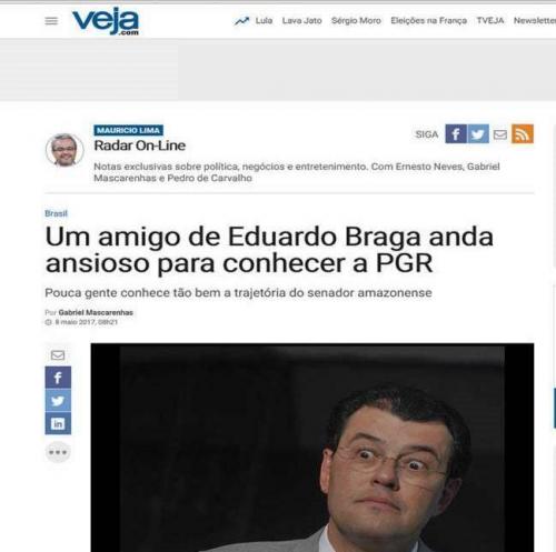 Rodrigo Janot quer ouvir empresário ligado a Braga, informa a Veja Rodrigo Janot quer ouvir empresário ligado a Braga, informa a Veja