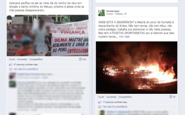 Homem é condenado a pagar R$ 100 mil por discurso de ódio contra índios em rede social Homem é condenado a pagar R$ 100 mil por discurso de ódio contra índios em rede social