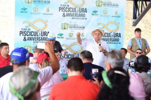 Amazonino visita Feira de Piscicultura de Rio Preto da Eva e destaca investimentos no setor primário Amazonino visita Feira de Piscicultura de Rio Preto da Eva e destaca investimentos no setor primário