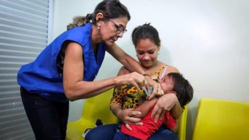 Ações para conter avanço do sarampo em Manaus tiveram continuidade na Semana Santa Ações para conter avanço do sarampo em Manaus tiveram continuidade na Semana Santa