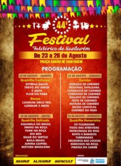 44º Festival Folclórico de Santarém acontece nos dias 23 a 26 de agosto 44º Festival Folclórico de Santarém acontece nos dias 23 a 26 de agosto