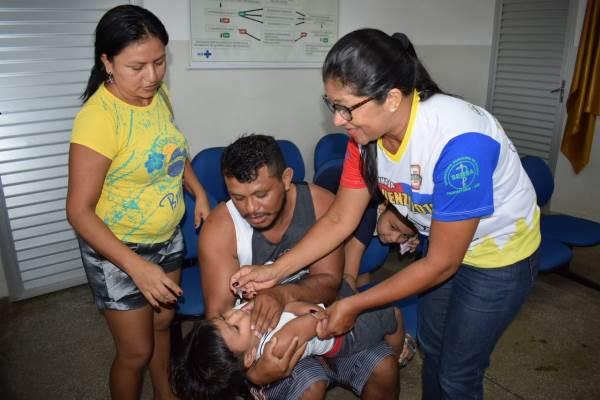 Parintins realiza 'dia D' de vacinação contra sarampo e pólio neste sábado (1º) Parintins realiza 'dia D' de vacinação contra sarampo e pólio neste sábado (1º)