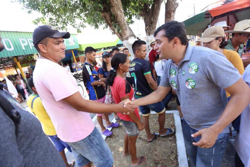 Na reta final da campanha, Wilson Lima intensifica corpo a corpo Na reta final da campanha, Wilson Lima intensifica corpo a corpo