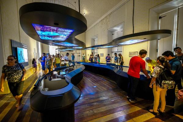População comemora os 349 anos de Manaus com visita ao novo Museu População comemora os 349 anos de Manaus com visita ao novo Museu