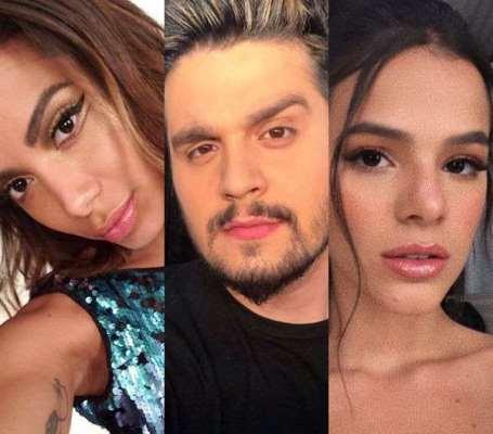 Luan Santana assume que já ficou com Anitta e Bruna Marquezine Luan Santana assume que já ficou com Anitta e Bruna Marquezine