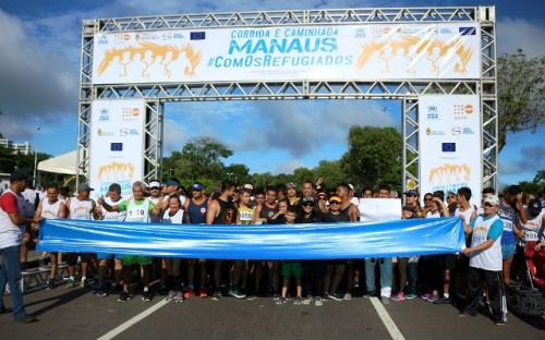 Manaus é a primeira cidade do Brasil a realizar maratona para refugiados Manaus é a primeira cidade do Brasil a realizar maratona para refugiados
