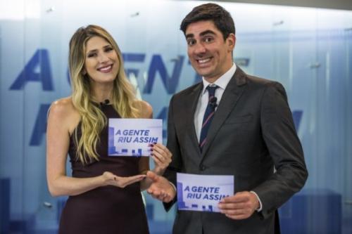Dani Calabresa comemora trabalho com Marcelo Adnet: 'Fiquei feliz' Dani Calabresa comemora trabalho com Marcelo Adnet: 'Fiquei feliz'