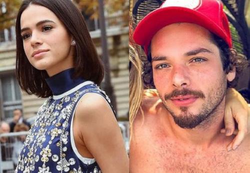Bruna Marquezine é vista em festa com Gian Luca Ewbank, diz colunista Bruna Marquezine é vista em festa com Gian Luca Ewbank, diz colunista