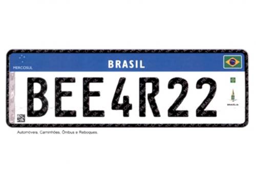 Contran adia para julho de 2019 novo modelo de placas do Mercosul Contran adia para julho de 2019 novo modelo de placas do Mercosul