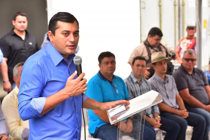 Wilson Lima reafirma compromisso com setor primário, durante inauguração de abatedouro Wilson Lima reafirma compromisso com setor primário, durante inauguração de abatedouro