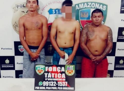 PM de Parintins prende acusados de tráfico de drogas no Paulo Corrêa PM de Parintins prende acusados de tráfico de drogas no Paulo Corrêa