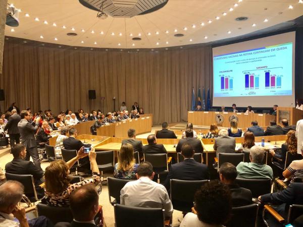 Governo do Estado prepara grande campanha de vacinação contra sarampo Governo do Estado prepara grande campanha de vacinação contra sarampo